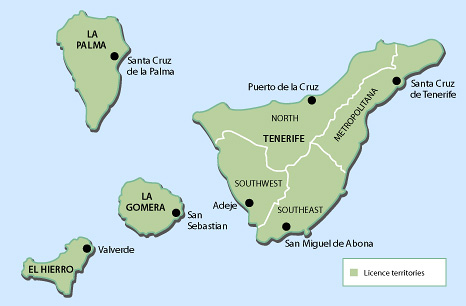 Franchise territories