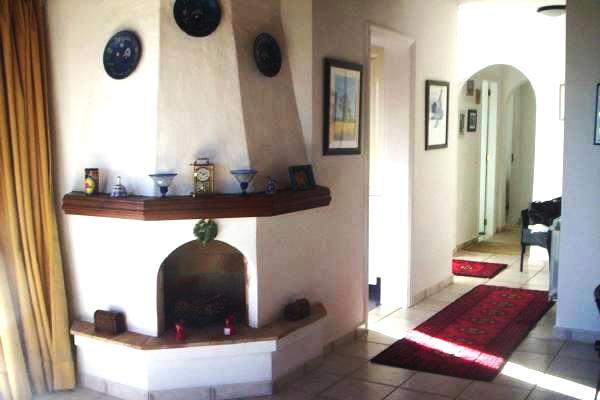Open fireplace for cold days
