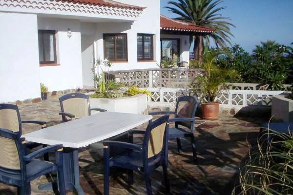 Spacious terrace around the house