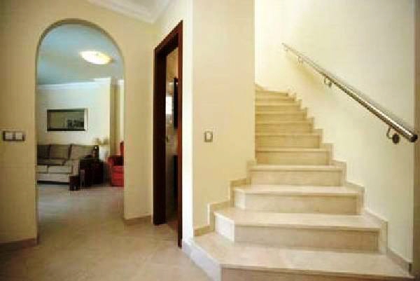 Stairs leading to the upper floor
