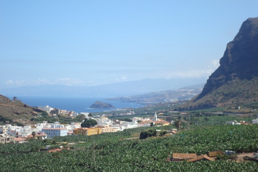 Sublime view of Los Silos, Roque de Garachico and the North Coast