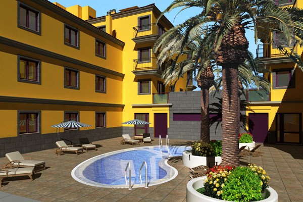 Swimming pool and sun terrace