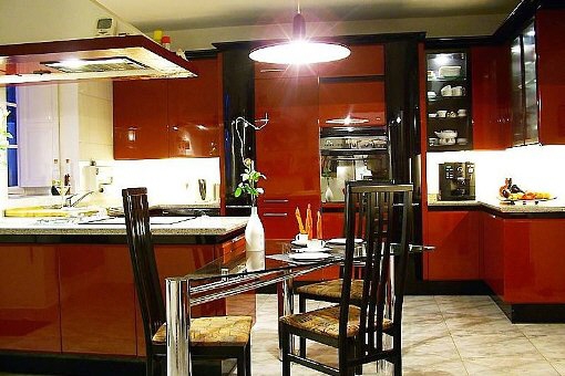 Exquisite, technically fully equipped kitchen
