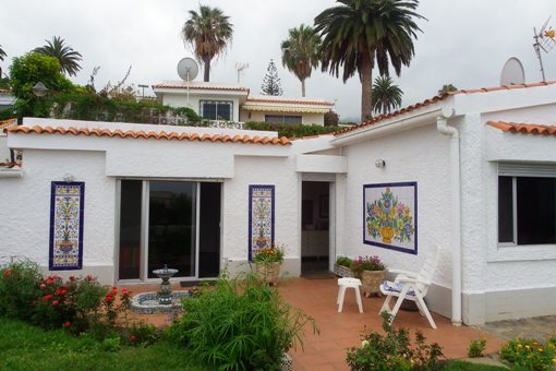 Cosy terrace overlooking the garden