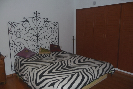 Master bedroom with fitted wardrobes