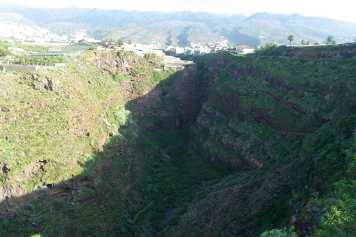Natural, wild landscape in the canyon