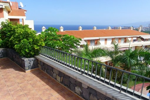 Large terrace with sea view