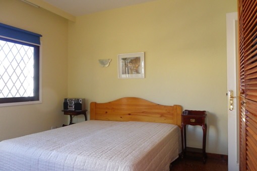 Bedroom with fitted wardrob