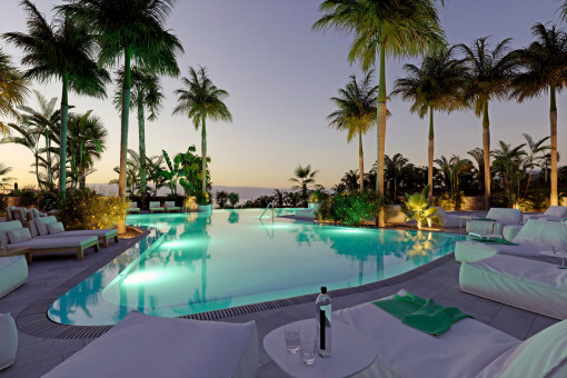 Pool by night