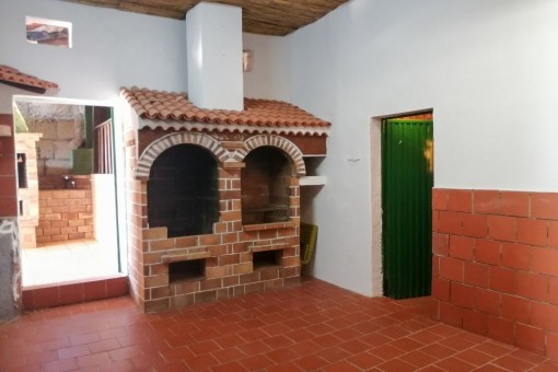Separate bbq area