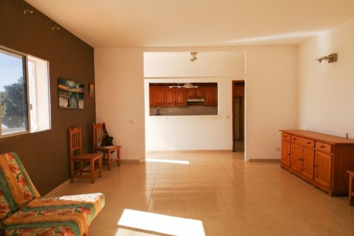 Living and dining area