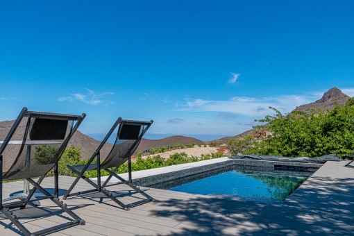Inviting pool area