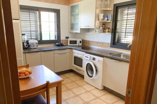 Small kitchen of the apartment