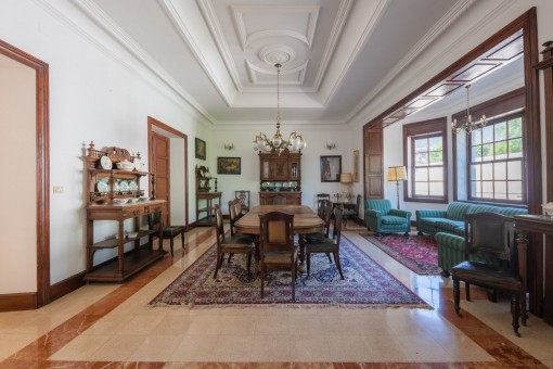 Separate dining area