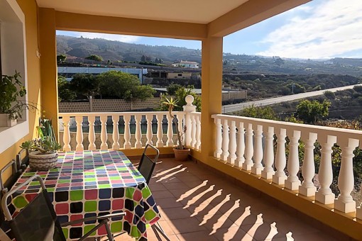 Inviting terrace
