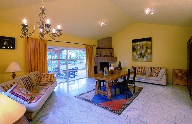 One part of the living room for the guests