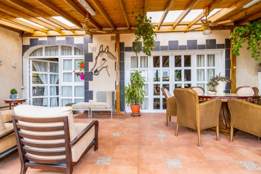 Large terrace