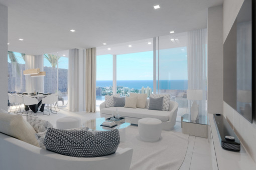 View of the living area