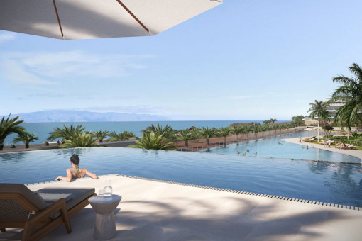 Community area with sea views