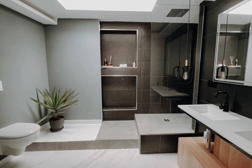 One of 2 bathrooms