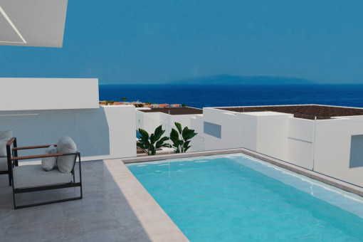 Exceptional luxury villa with large garden and sea-view pool in Rokabella, Costa Adeje