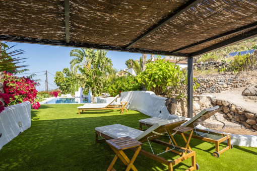 Shady spot in the garden