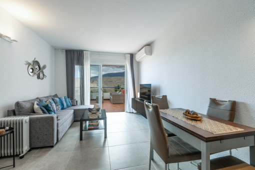 Living and dining area