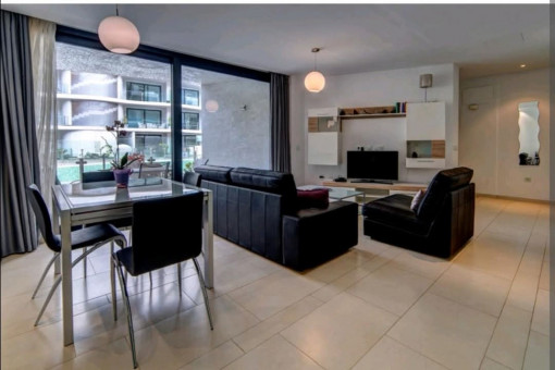 Living and dining area