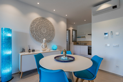 Living and dining area