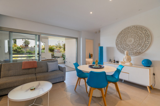 Living and dining area