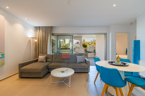 Living and dining area