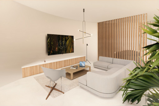 Living and dining area