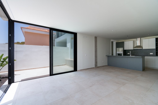 Living and dining area