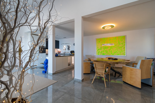 Living and dining area