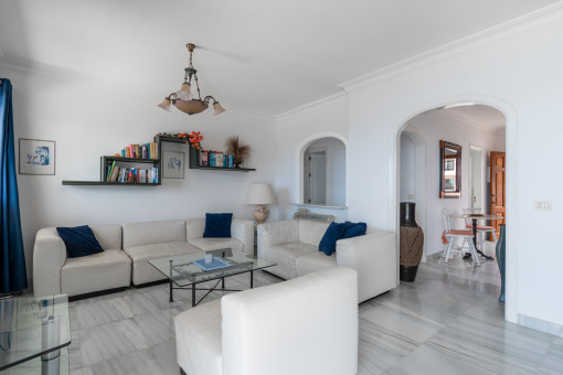 Living and dining area