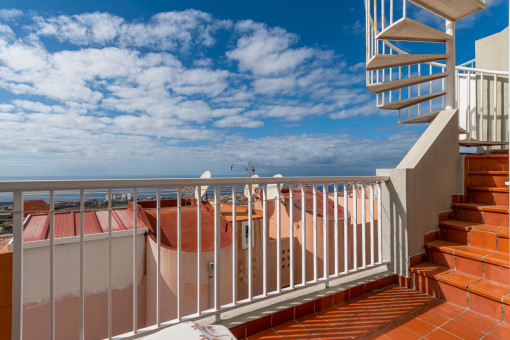 Sea view balcony