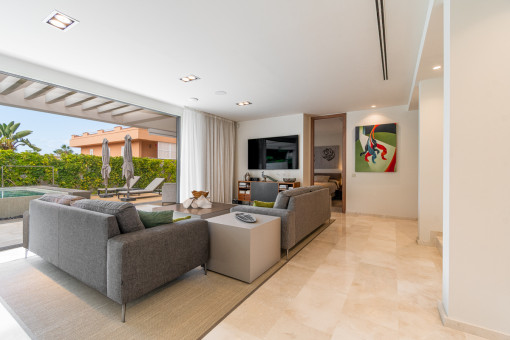 Living and dining area