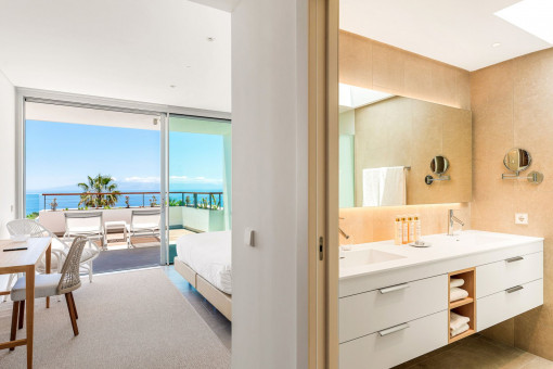 Bathroom and bedroom