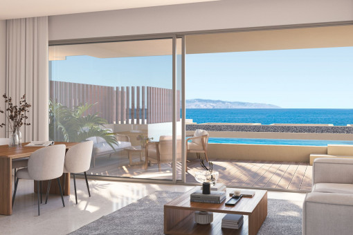 Brand new beachfront duplex with private pool in privileged area of Rokabella, Costa Adeje