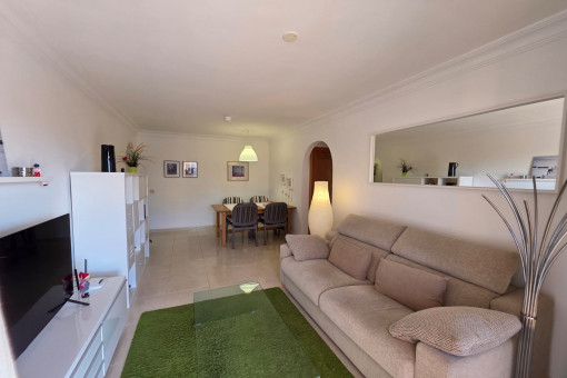 Living and dining area