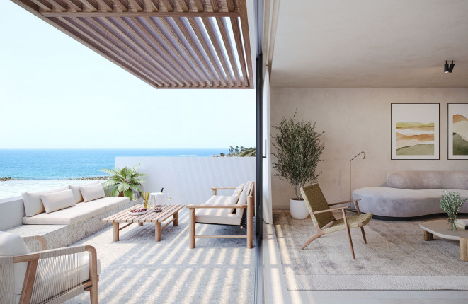 Luxury apartment with private swimming pool and large terraces in Rokabella, Callao Salvaje