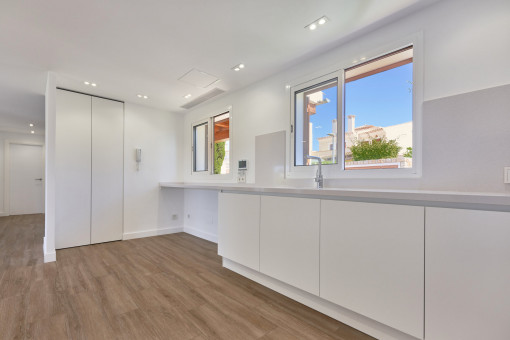 Modern semi-open kitchen