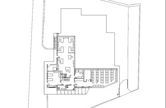 Ground plan of the ground floor