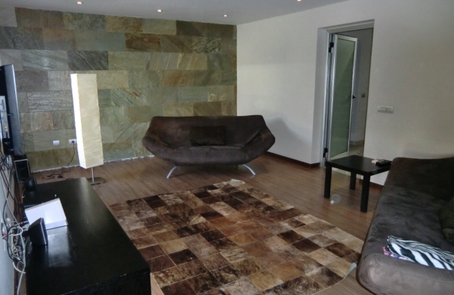 Modern furnished living room