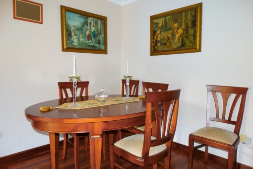 Friendly dining area