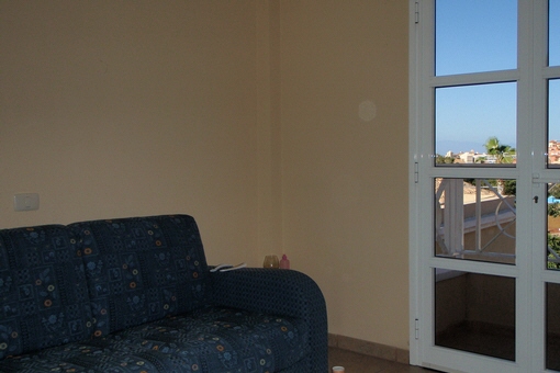 Bedroom with exit to the balcony
